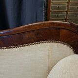 Restoration period mahogany sofa