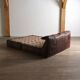 Le Bambole Bed In Buffalo Leather By Mario Bellini For B&B Italia, 1970s