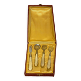 Couverts de service à dessert style art déco dans coffret