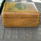 Victorian wooden box Mauchline late 19th century