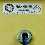 Pair Of Mid Century Ice Glass Wall Lamps From Kalmar Franken, Austria,1960s