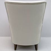 Pair of Gio Ponti Style Mid-Century Modern Italian Velvet Armchairs for Isa