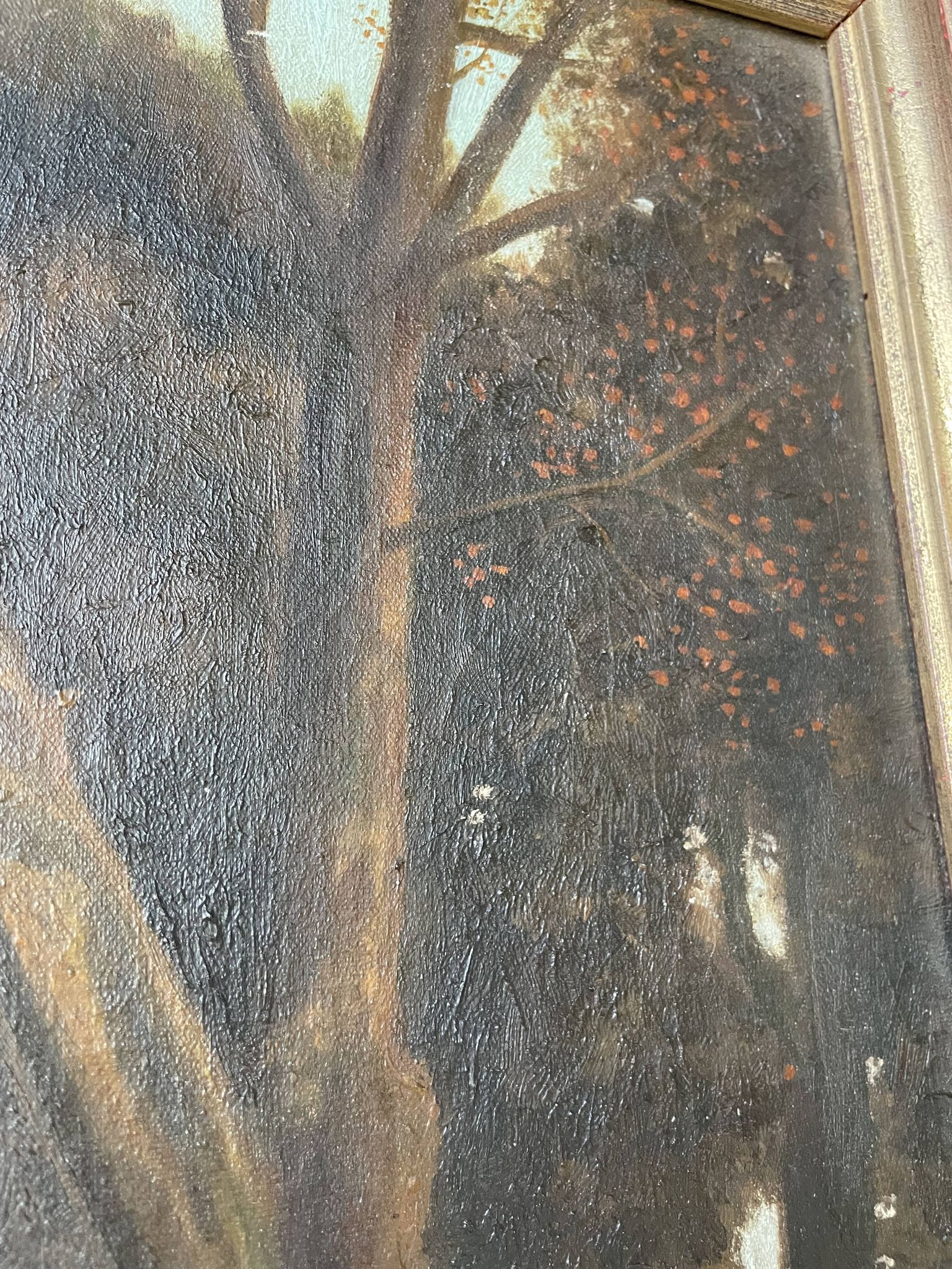 Oil on canvas The Sacred Grove