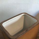 Jean payen large rectangular ceramic vase monogrammed 20th century