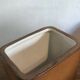 Jean payen large rectangular ceramic vase monogrammed 20th century