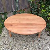Round coffee table with flaps