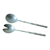 Silver-plated salad servers, Italy 1980