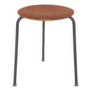 Tabouret tripode en teck