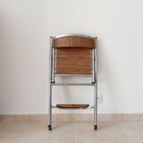 Stepladder vintage formica chair 70s/80s