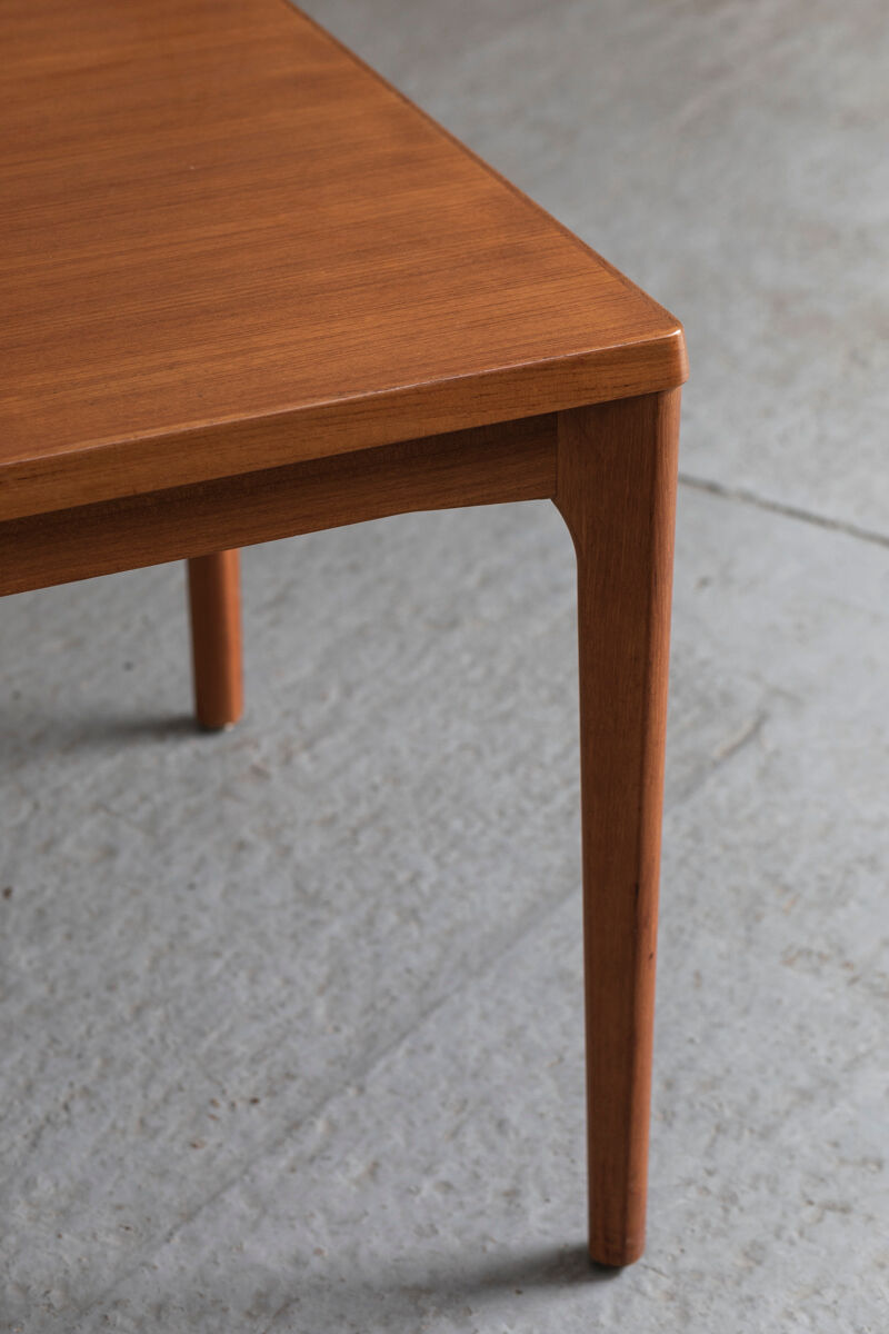 Extendable square dining table by Vejle Stole Møbelfabrik, Denmark 1960’s