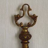 Large Vintage French Bronze Baroque Style Bronze Double Wall Light 5413