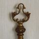 Large Vintage French Bronze Baroque Style Bronze Double Wall Light 5413