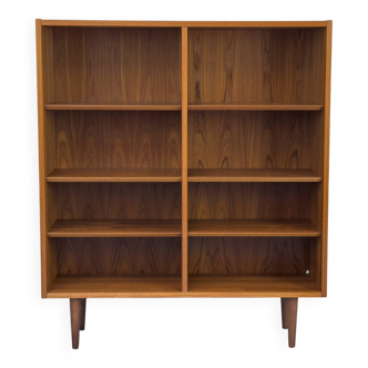 Bibliothèque danoise en teck par Carlo Jensen pour Hundevad & Co., années 1960