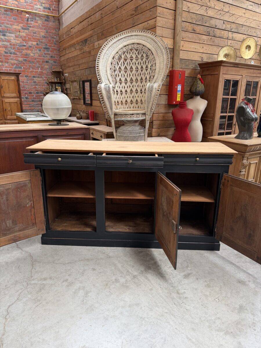 Cherry wood buffet from the late 19th century.