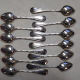 Ménagère Christofle ancien modèle rubans croises en métal argenté