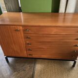 Large chest of drawers of marcel gascoin edition alveole 1950