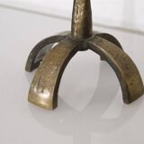 Swedish brass chandelier 1960