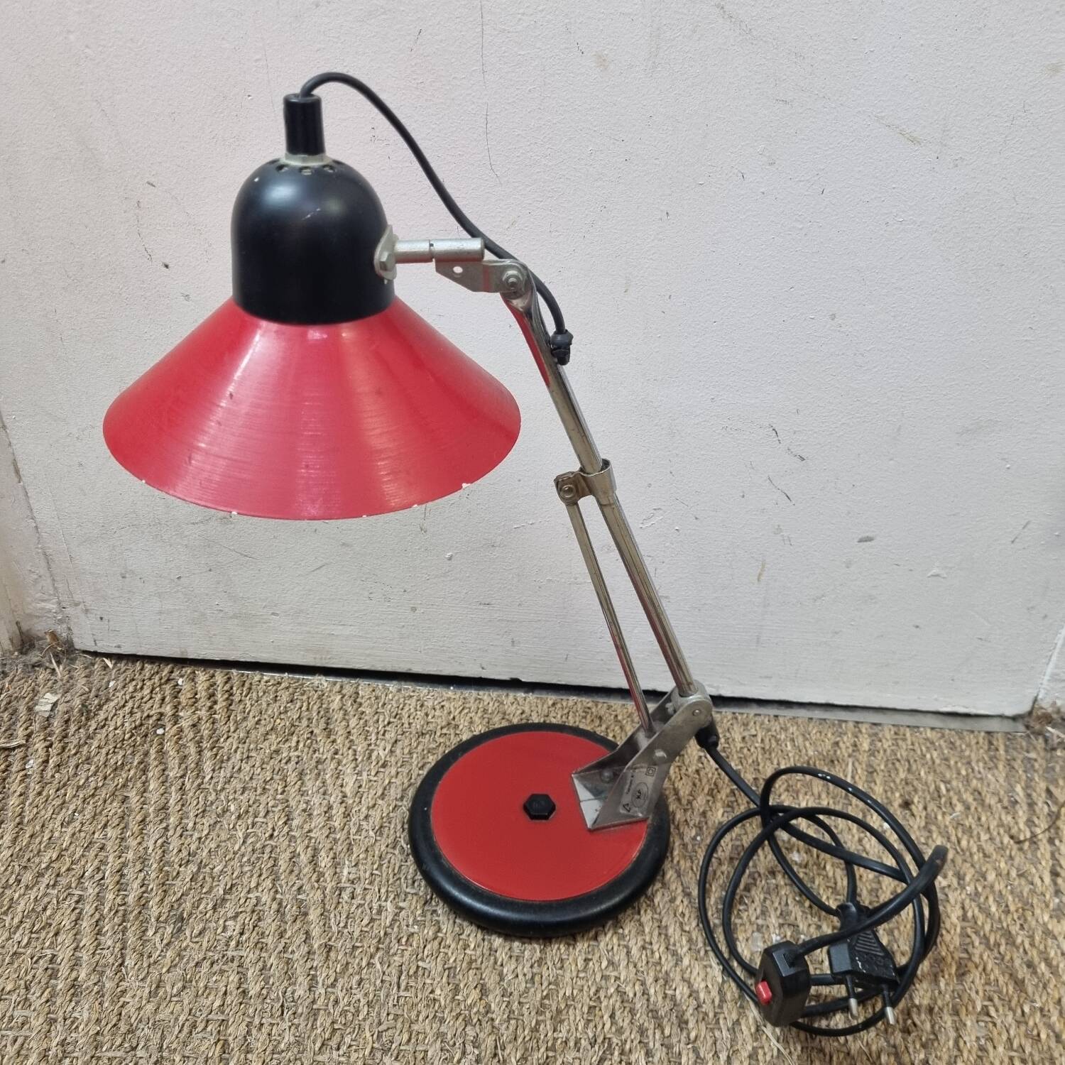 1970s metal desk lamp