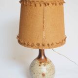 Ceramic and jute lamp