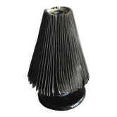 Lampe de bureau noire métal et abat-jour papier style Mid-Century - 1950s, République tchèque