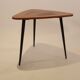 Table vintage tripod marquetry, France 1950 's