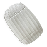 Vintage White Ceramic Asparagus Dish