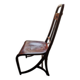 Chair by J Hoffman in curved wood from the 1900s