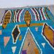 Large Moroccan rug made of natural wool, dimensions 250x150 cm, handmade.