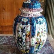 Vase en céramique européen ancien, 19e siècle