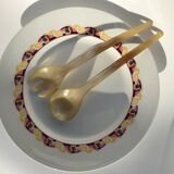 Hollow dish Limoges porcelain art deco