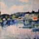 Landscape of the banks of the loire charles Belbeoc'h (xxth)