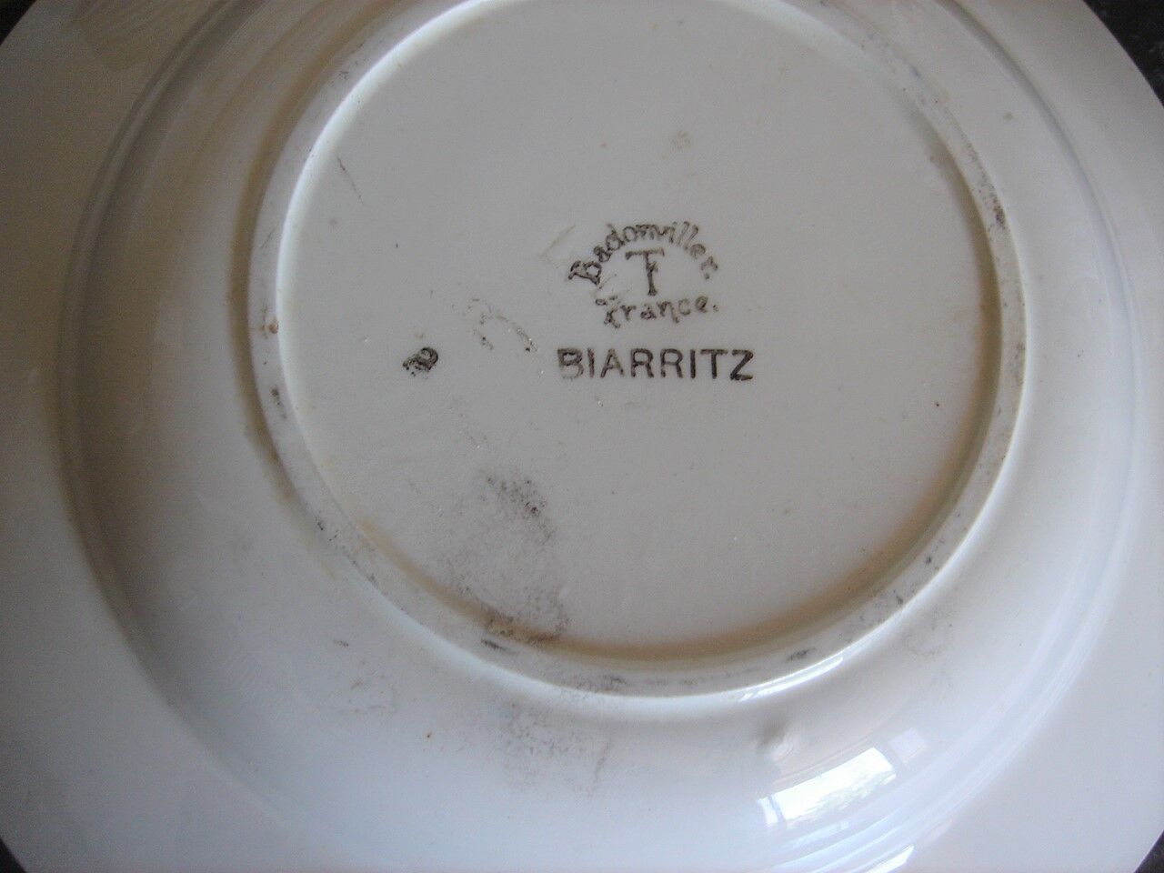 Badonviller tableware set collection Biarritz 1900
