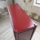 Red lacquered enfilade 1970 160cm