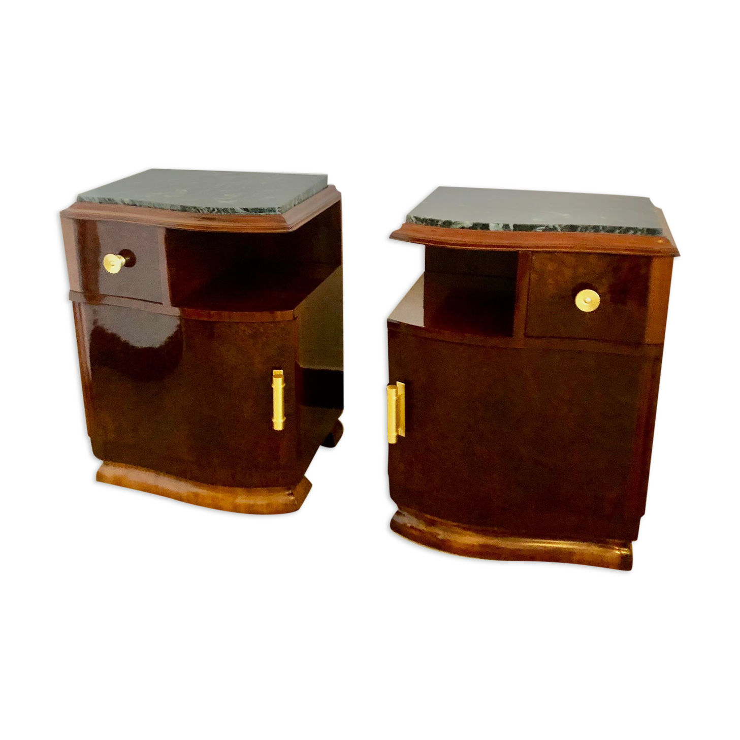 Pair of Art Deco bedside tables