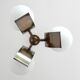 Vintage Pendant Light Yugoslavia 1970 Hanging Lamp Brutalist Copper Sputnik