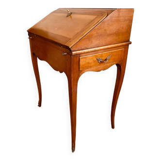 Lady's desk, Provençal Bonheur du jour Louis XV style in cherry wood, 19th century