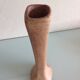 Vase soliflore in beige cermal from Vallauris / vintage 60s-70s