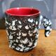 Ceramic pot cup Fat Lava Vallauris