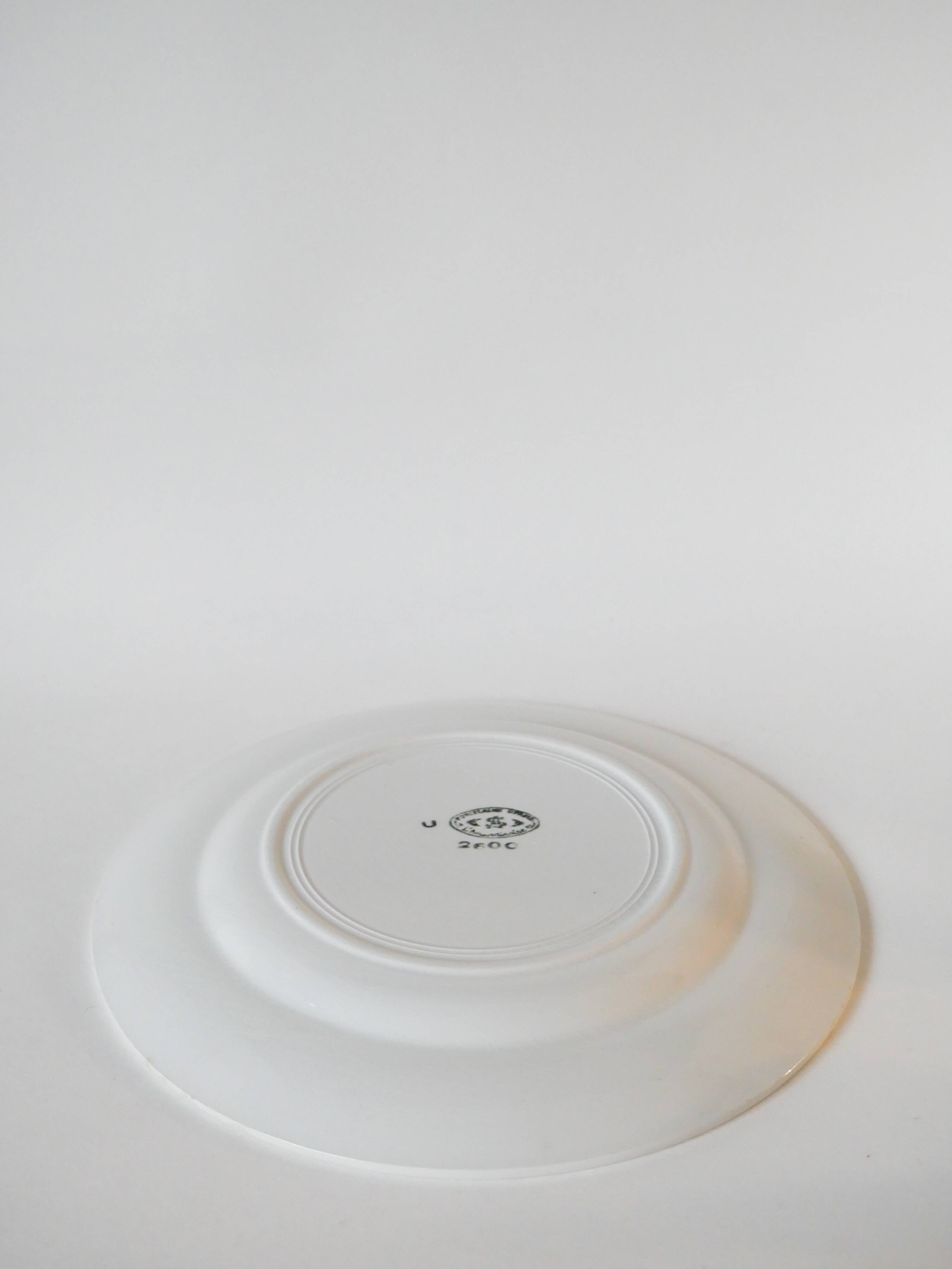 Iron clay dish Salins Charbonnier model Rrégastel early 20th century