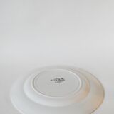 Plat en terre de fer Salins Charbonnier modèle Rrégastel début XXème