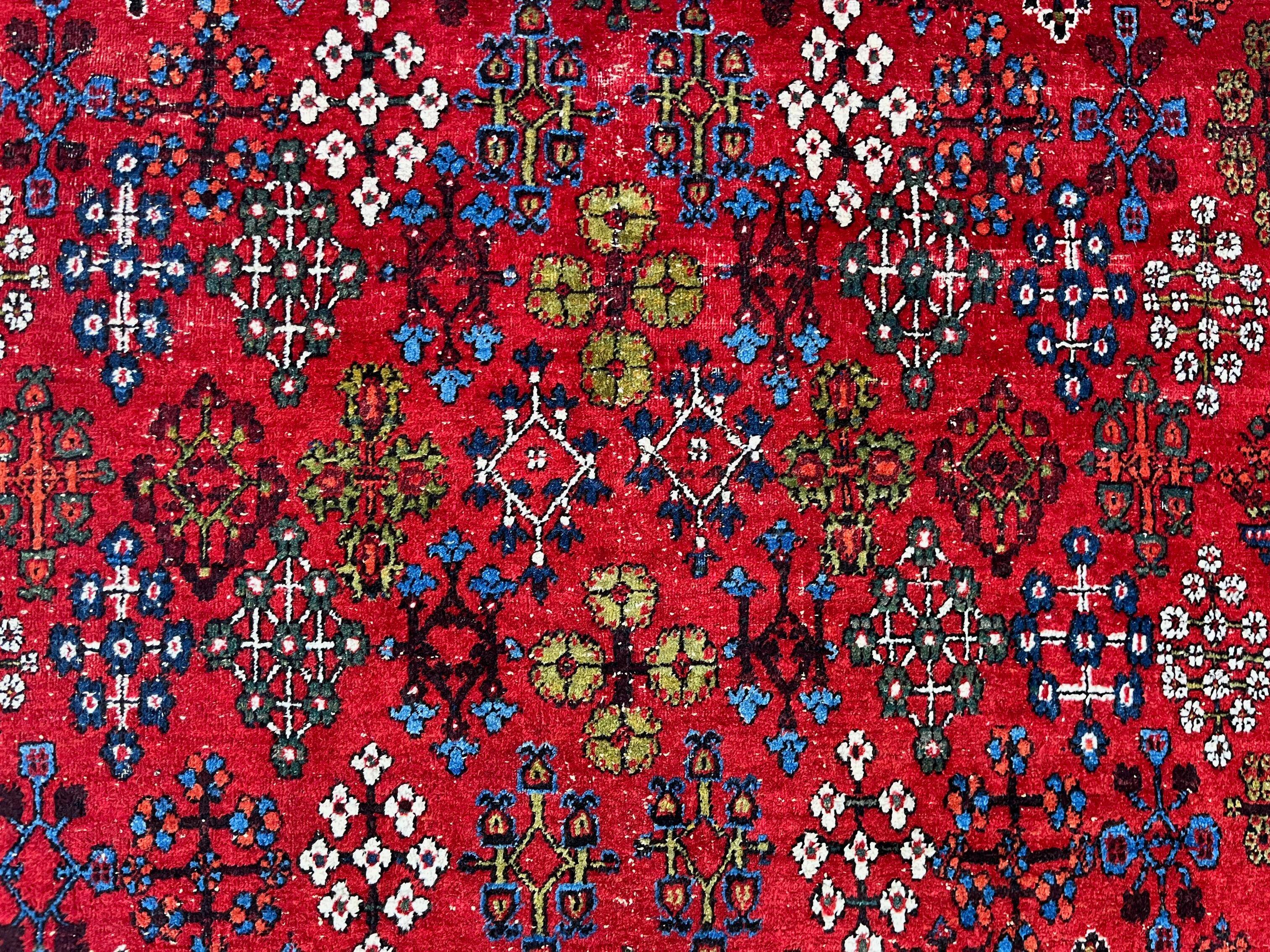 Vintage Persian Meymeh Rug, Wool Oriental HandMade Rug 328x236 cm