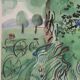Raoul DUFY: View of the tree on the plains, Lithograph