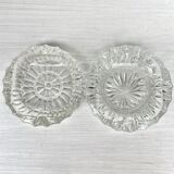 Vintage glass ashtrays