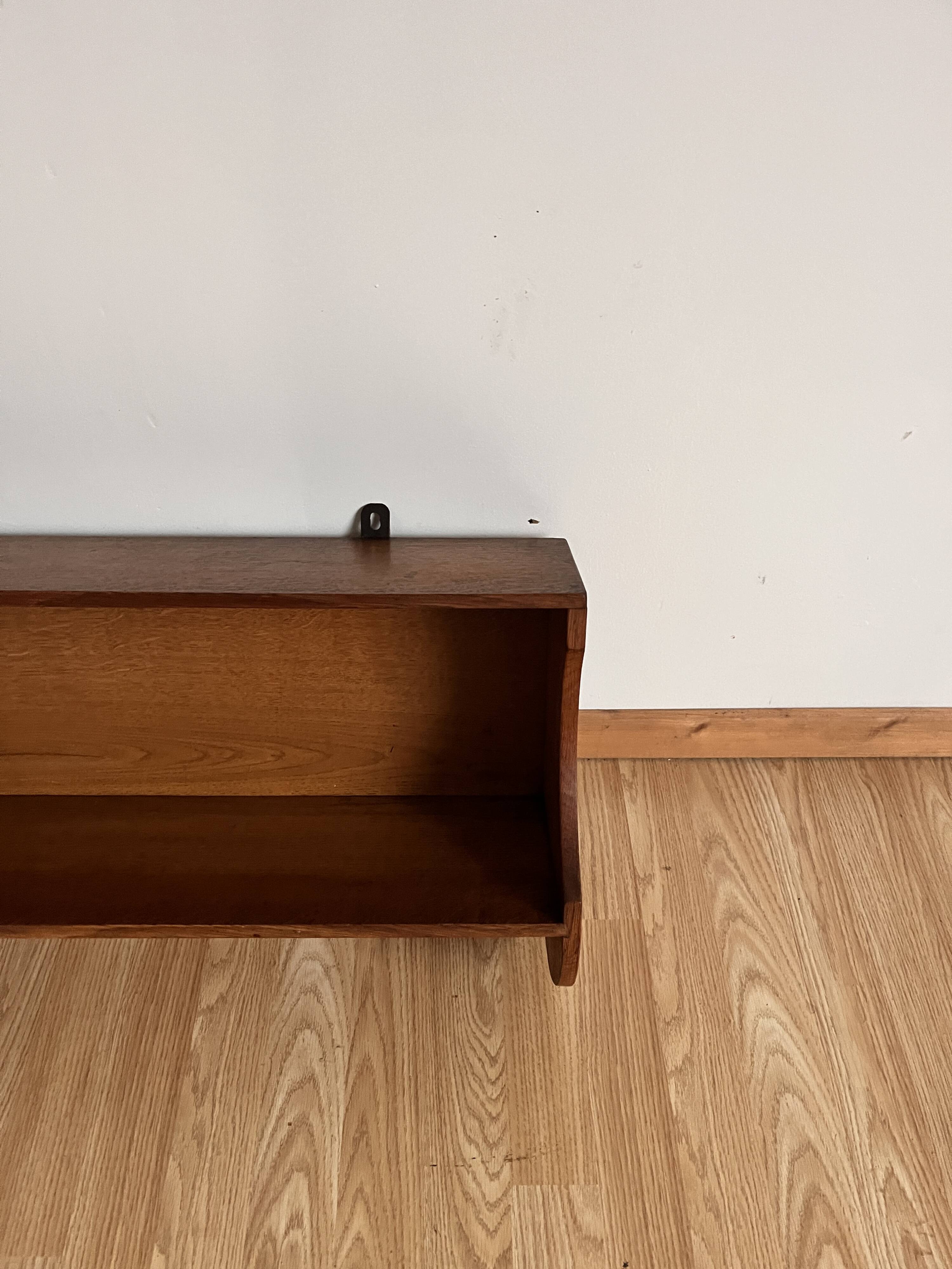 wooden wall shelf