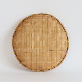 Round bamboo top