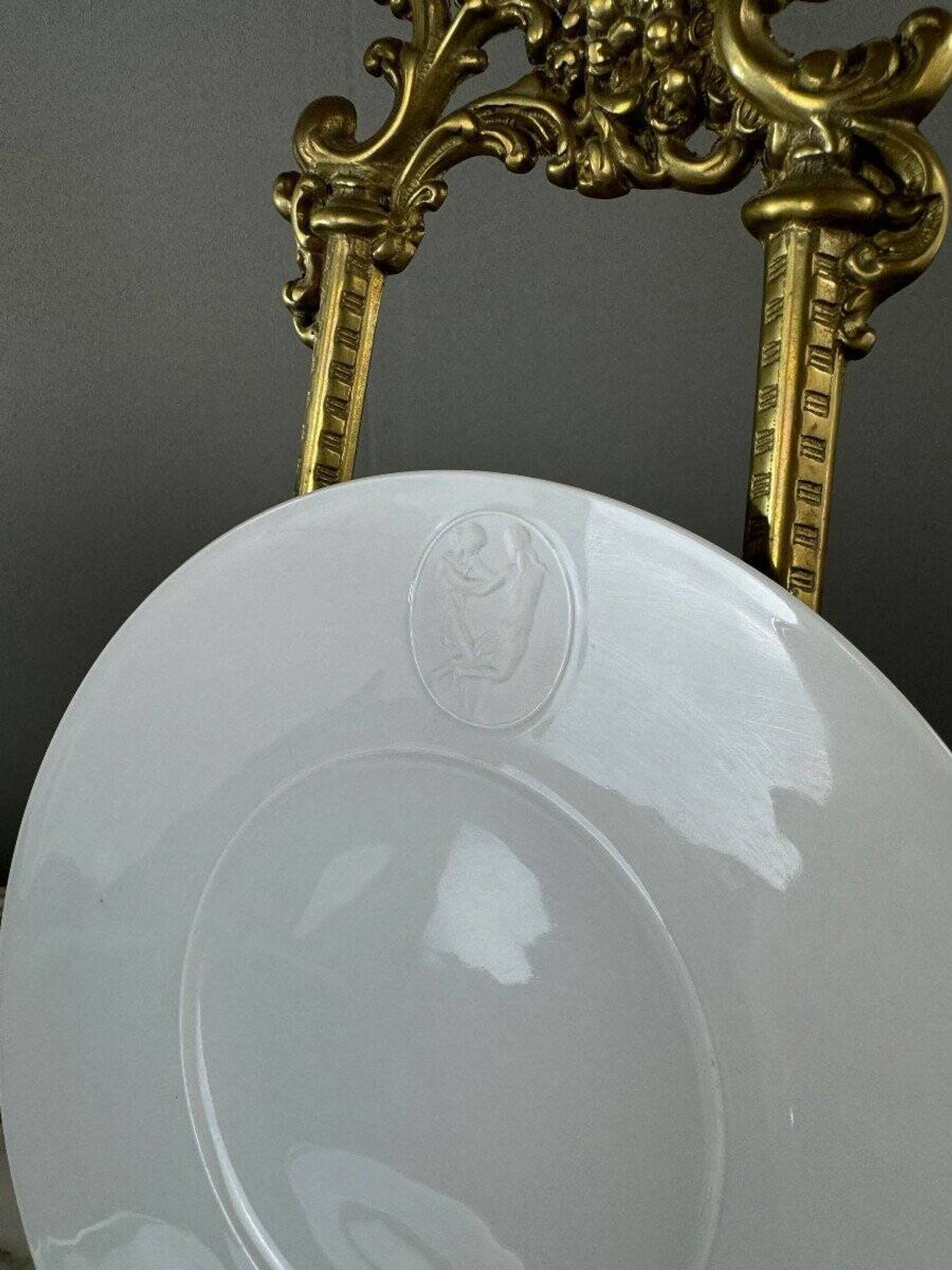 Kmp Berlin Porcelain Flatware and Dessert Plates Set, 20th Century