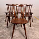 Set of 6 Fanett bistro chairs from the 1960s.