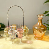Aperitif service, cooked wine, port or liqueur Verrerie de Monaco