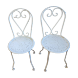 pair of garden chairs circa 1950