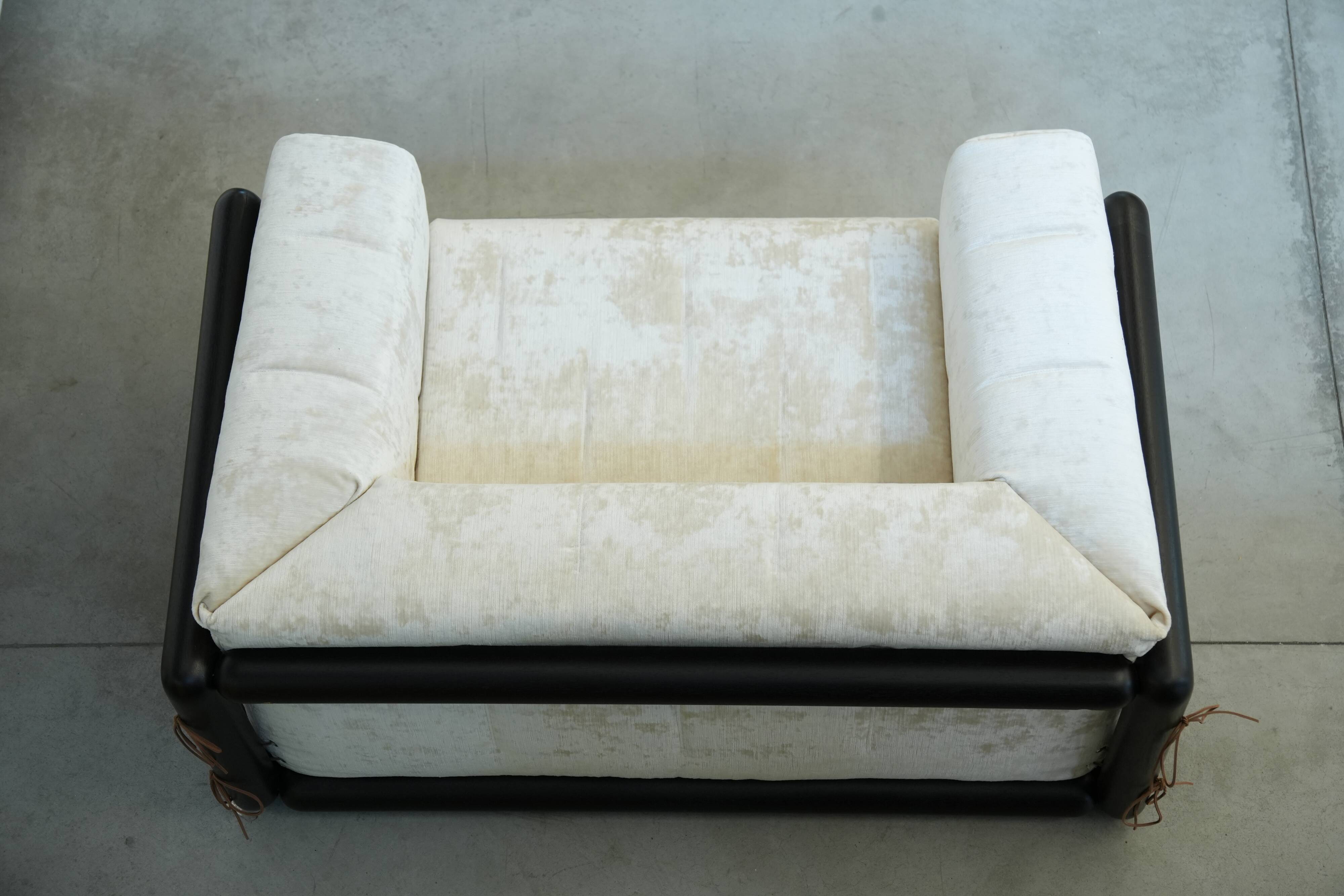 1973 “Cornaro” Sofa & Armchair Set by Carlo Scarpa for Simon